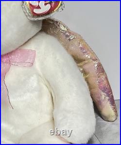 Ty Beanie Babies Halo Angel White Bear 1998 BROWN Nose RARE ERRORS Retired Baby Ty Beanie Babies Halo Angel White Bear 1998 BROWN Nose RARE ERRORS Retired Baby