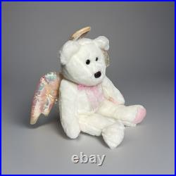 Ty Beanie Babies Halo Angel White Bear 1998 BROWN Nose RARE ERRORS Retired Baby Ty Beanie Babies Halo Angel White Bear 1998 BROWN Nose RARE ERRORS Retired Baby