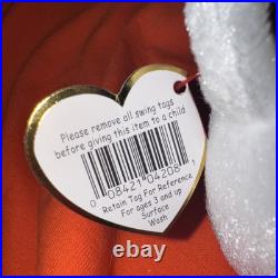 Ty Beanie Babies Halo the Angel Bear Toy 1998 Extremely Rare! Mint Condition