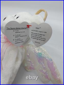 Ty Beanie Babies Halo withbrown nose August 31, 1998 rare, withtag protector