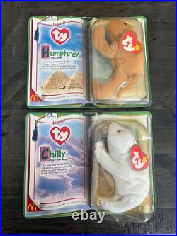 Ty Beanie Babies Humphrey + Chilly Legends McDonalds RARE Free Shipping