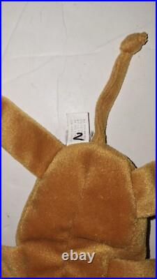 Ty Beanie Babies Humphrey the Camel Rare 1st Generation with Tush Tag 1993 Baby