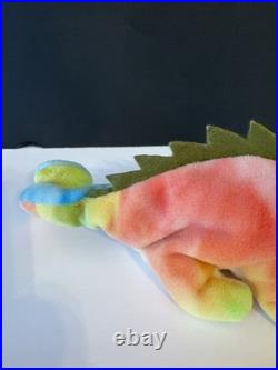 Ty Beanie Babies IGGY The Tie Dye Iguana. 1997 Rare Coloring With Errors withtag Ty Beanie Babies IGGY The Tie Dye Iguana. 1997 Rare Coloring With Errors withtag