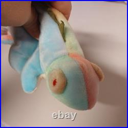 Ty Beanie Babies Iggy Rainbow Iguana 1997 RARE, ERRORS Excellent Retired, Baby