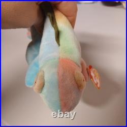 Ty Beanie Babies Iggy Rainbow Iguana 1997 RARE, ERRORS Excellent Retired, Baby