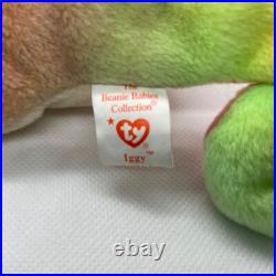 Ty Beanie Babies Iggy Rainbow Iguana 1997 RARE, ERRORS Excellent Retired, PVC Ty Beanie Babies Iggy Rainbow Iguana 1997 RARE, ERRORS Excellent Retired, PVC