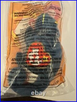 Ty Beanie Babies Iggy The Iguana #6 McDonald's Toy 1999 SEALED & Rare Errors