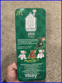 Ty Beanie Babies International Bears Set of 4 McDonald's 1999 New in Box RARE