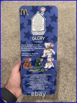 Ty Beanie Babies International Bears Set of 4 McDonald's 1999 New in Box RARE