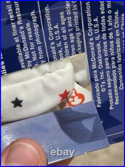 Ty Beanie Babies International Bears Set of 4 McDonald's 1999 New in Box RARE