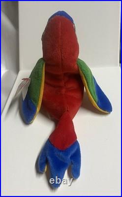 Ty Beanie Babies Jabber Parrot Bird 1997 1998 RARE, ERRORS Retired, Baby Mint Ty Beanie Babies Jabber Parrot Bird 1997 1998 RARE, ERRORS Retired, Baby Mint