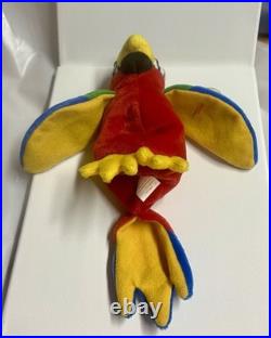 Ty Beanie Babies Jabber Parrot Bird 1997 1998 RARE, ERRORS Retired, Baby Mint Ty Beanie Babies Jabber Parrot Bird 1997 1998 RARE, ERRORS Retired, Baby Mint
