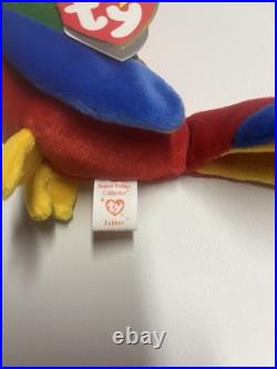 Ty Beanie Babies Jabber Parrot Bird 1997 1998 RARE, ERRORS Retired, Baby Mint Ty Beanie Babies Jabber Parrot Bird 1997 1998 RARE, ERRORS Retired, Baby Mint