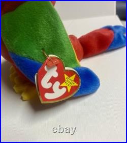 Ty Beanie Babies Jabber Parrot Bird 1997 1998 RARE, ERRORS Retired, Baby Mint Ty Beanie Babies Jabber Parrot Bird 1997 1998 RARE, ERRORS Retired, Baby Mint