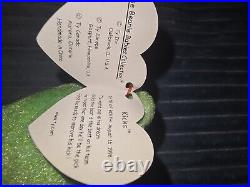 Ty Beanie Babies Kicks With Major Tag Errors 1998/1999 Tags Rare Find