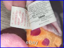 Ty Beanie Babies Lips the Fish 1999 Rare Double Canadian Tush Tags