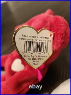 Ty Beanie Babies Lot Of 2. Super Rare With Error Tag, Brown Nose, And pe Pellets