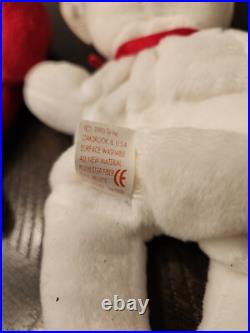 Ty Beanie Babies Lot Of 2. Super Rare With Error Tag, Brown Nose, And pe Pellets