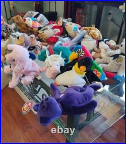 Ty Beanie Babies Lot Very Rare And Some Hard To Find