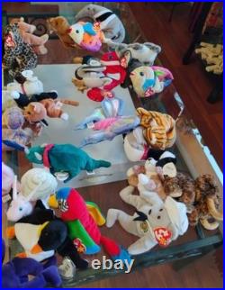 Ty Beanie Babies Lot Very Rare And Some Hard To Find