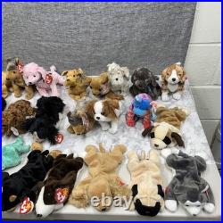 Ty Beanie Babies Lot of 32 Beanie Babies Dogs RARE Mint Condition Tags