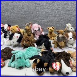 Ty Beanie Babies Lot of 32 Beanie Babies Dogs RARE Mint Condition Tags