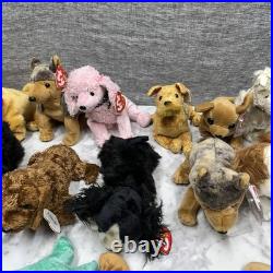 Ty Beanie Babies Lot of 32 Beanie Babies Dogs RARE Mint Condition Tags