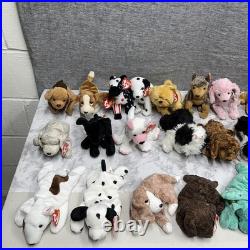 Ty Beanie Babies Lot of 32 Beanie Babies Dogs RARE Mint Condition Tags