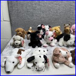 Ty Beanie Babies Lot of 32 Beanie Babies Dogs RARE Mint Condition Tags