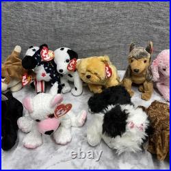 Ty Beanie Babies Lot of 32 Beanie Babies Dogs RARE Mint Condition Tags