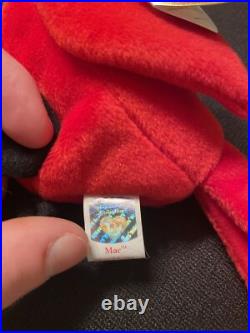 Ty Beanie Babies Mac The Cardinal 1998 All Errors RARE