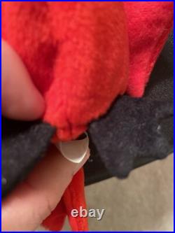 Ty Beanie Babies Mac The Cardinal 1998 All Errors RARE