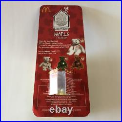 Ty Beanie Babies Maple Bear McDonald's with Box Rare Errors White Word Spacing Ty Beanie Babies Maple Bear McDonald's with Box Rare Errors White Word Spacing