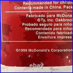 Ty Beanie Babies Maple Bear McDonald's with Box Rare Errors White Word Spacing