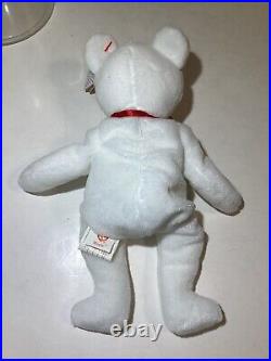 Ty Beanie Babies Maple RARE Tag Errors Double Tush Tag Brown Off Cntr Nose Indo