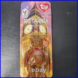 Ty Beanie Babies Mcdonald's International Bears Set Of 4 Rare Collectable