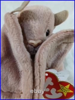Ty Beanie Babies Original Collection Retired Rare 1996 Vintage Batty Plush w Tag