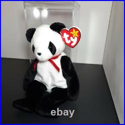Ty Beanie Babies Panda Bear FORTUNE ORIGINAL RARE RETIRED 1997 CASE included A
