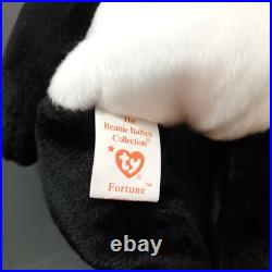 Ty Beanie Babies Panda Bear FORTUNE ORIGINAL RARE RETIRED 1997 CASE included A
