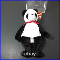 Ty Beanie Babies Panda Bear FORTUNE ORIGINAL RARE RETIRED 1997 CASE included A