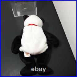 Ty Beanie Babies Panda Bear FORTUNE ORIGINAL RARE RETIRED 1997 CASE included A