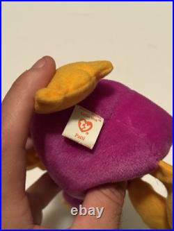 Ty Beanie Babies Patti The Platypus Plush Toy 1993 RARE with TAG ERRORS