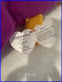 Ty Beanie Babies Patti The Platypus Plush Toy 4025 RARE WITH PVC PELLETS
