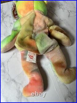 Ty Beanie Babies-Peace Bear 1996 Vintage RARE