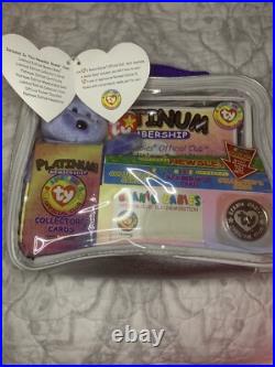 Ty Beanie Babies Platinum Edition Club Kit RARE 1999 Edition Never Opened Sealed