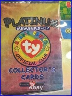 Ty Beanie Babies Platinum Edition Club Kit RARE never opened Clubbie II