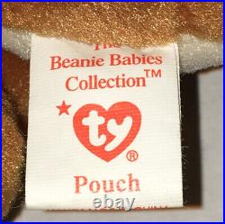 Ty Beanie Babies. Pouch Kangaroo 1996 RARE, ERRORS Retired, Baby PVC Pellets