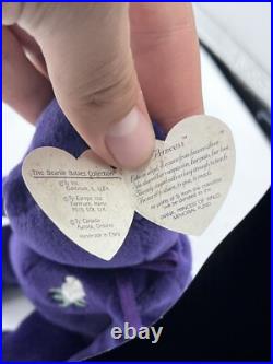 Ty Beanie Babies Princess Bear Toy ERRORS? (RARE)