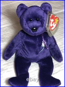 Ty Beanie Babies Princess Bear Toy RARE! Princess Diana Mint Condition