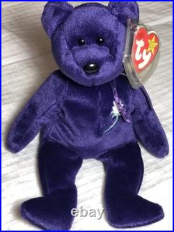 Ty Beanie Babies Princess Bear Toy RARE! Princess Diana Mint Condition